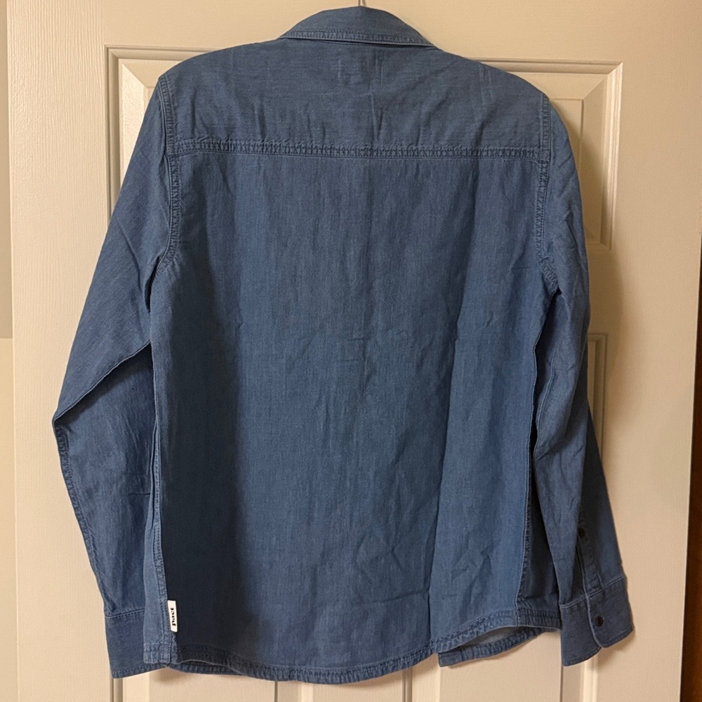 Pact organic cotton chambray ranch denim shirt - Picture 5 of 8